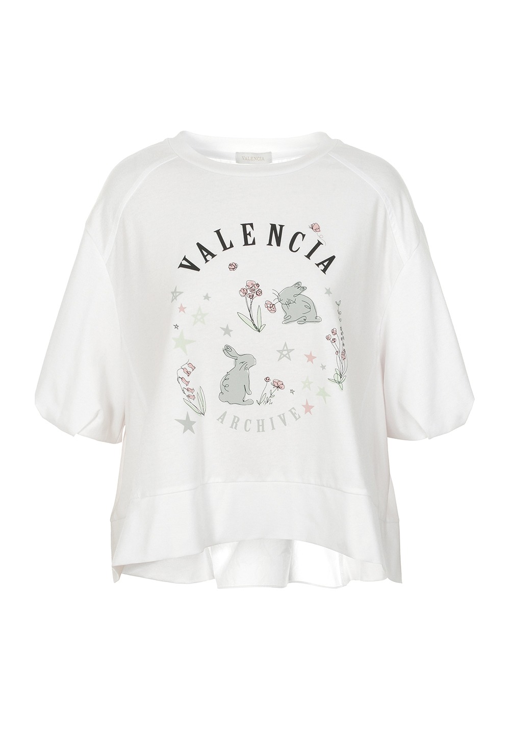 발렌시아(VALENCIA) - 발렌시아스토어	- 하운드 프린팅 루즈핏 티셔츠 236MC38