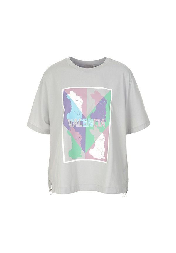 발렌시아(VALENCIA) - 발렌시아스토어	- 발렌시아 레터링 프린트 티셔츠 236MC35